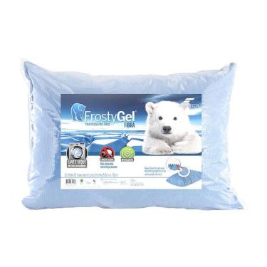 Imagem de Travesseiro Frostygel Antiácaro Fibra Poliester Siliconada