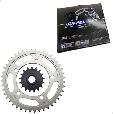 Imagem de Kit Coroa Pinhão Riffel F850 Gs Adventure F750 Gs F900 R Xr