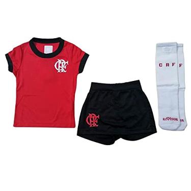 Imagem de Uniforme Infantil Flamengo Artilheira Feminino Oficial