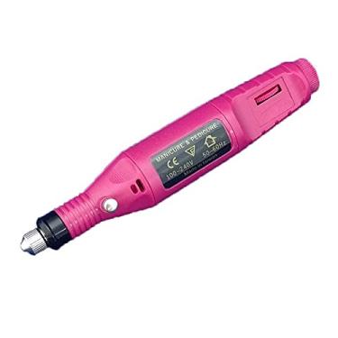 Imagem de lixadeira de unha profissional lixa eletrica para manicures com kit brocas + mascara negra brinde