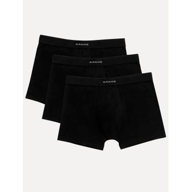Imagem de Cuecas Aramis Boxer Cotton Pretas Pack 3UN  masculino