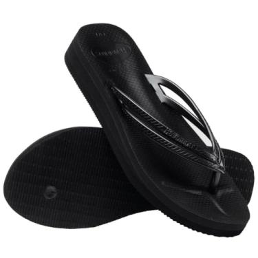 Imagem de Chinelo Wedges, Havaianas, Feminino, Preto, 35