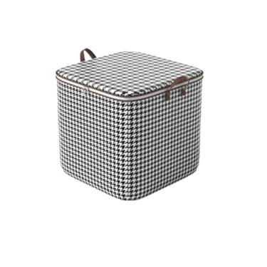 Imagem de Bolsa de armazenamento de colcha de grande capacidade para guarda-roupa doméstico, bolsa de classificação de colcha de algodão para roupas, bolsa de mudança e embalagem de roupas - 100 # (40 * 40 * 50 cm)