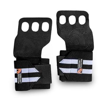 Imagem de Straps Com Munhequeira - Musculação Fitness (M)