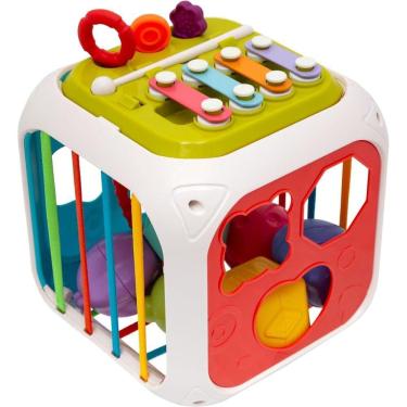 Imagem de Brinquedo Educativo Cubo Multiatividades Infantil 7 em 1 Livre de BPA Buba
