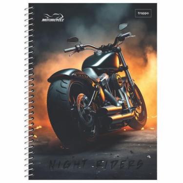 Imagem de Caderno Universitário 400 Folhas 20 Matérias Motorcycles - Troppo