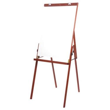 Imagem de Souza & Cia, Porta Bloco Branco Compacto, Mad. Pinus Mogno (Ref: 2515)