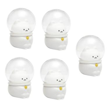 Imagem de HEMOTON 5 Peças luz noturna de cabeceira lâmpada de luz noturna presentes infantis uwu luz de cabeceira animal desenhos animados lâmpada noturna interna USB abajur interestelar filho