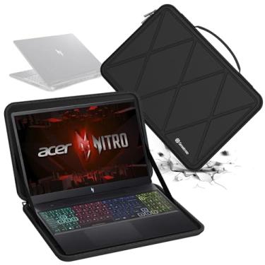 Imagem de Smatree Capa protetora rígida de EVA compatível com laptop gamer Acer Nitro 16 de 16 polegadas - AN16-41-R3ZV, para laptop gamer Acer Nitro 16 de 16 polegadas - AN16-41-R148 bolsa impermeável e