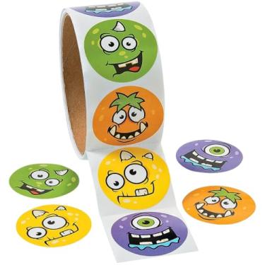 Imagem de Monster Face Roll Stickers for Halloween (100 Stickers) Stationery - Halloween