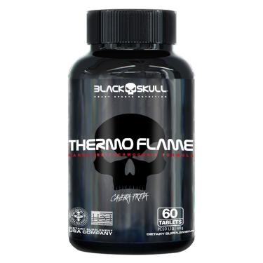 Imagem de Thermo Flame Black Skull 60 Tabs-Unissex