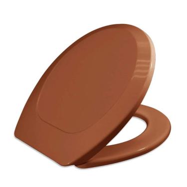 Imagem de Assento Oval para Louça Premium Tupan Marrom