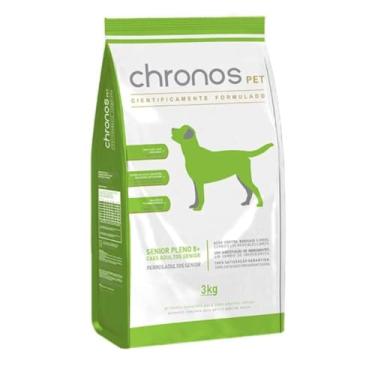 Imagem de Alimento Chronos Premium Ração Para Cães Sênior Pleno 8+ Sabor Frango 3Kg