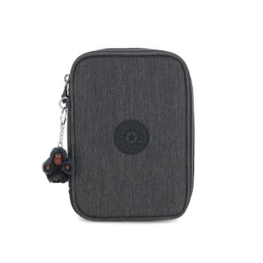 Imagem de Estojo kipling 100 pens cinza escuro navy