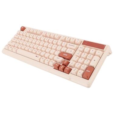 Imagem de Teclado Mecânico para Jogos, Teclado Sem Fio RGB Hot Swappable de 94 Teclas, Plug and Play Tipo C Teclado Ergonômico Silencioso de Carregamento para Win 98 NT 2000 XP 7 810