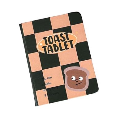 Imagem de Joucien Mini caderno portátil de desenho animado 3pc-A7 fofo caderno horizontal para estudantes - grade verde nº 10 (96 folhas)