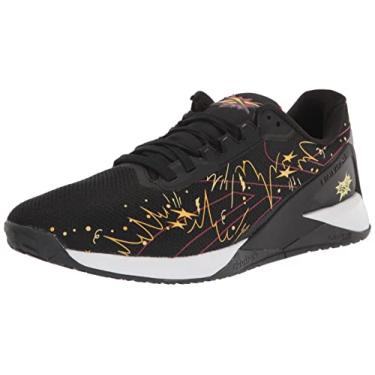 Imagem de Reebok Tênis masculino Nano X1 Fitness Performance Athletic and Training, Looney Tunes preto/branco/calêndula, 40