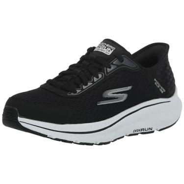 Imagem de Skechers Tênis feminino Hands Free Slip-ins Go Run Consistent 2.0 Endure, Preto/prata, 10 Wide