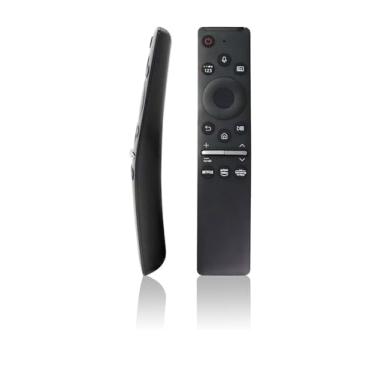 Imagem de JISOWA Controle remoto por voz para Samsung QN65Q7FNAFXZA QN75Q90TAFXZA QN55Q60TAFXZA QN85Q60AAFXZA QN75Q800TAFXZA UN85AU8000FXZA QN82Q70RAFXZA QN43LS01TAFXZA Neo Substituição de Smart TV QLED Ultra