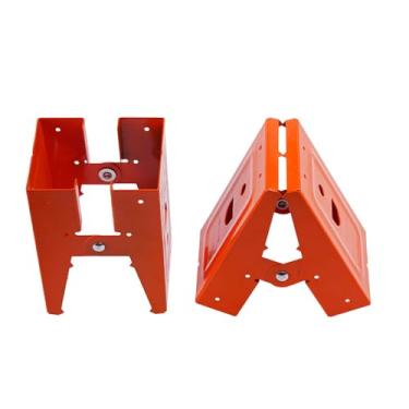 Imagem de Suporte de Cavalete de Aço, Suportes de Cavalete Mecânicos Ajustáveis ​​com Dentes Pequenos Antiderrapantes Design Oco para Marcenaria, ângulo de Abertura Máximo de até 25 Graus