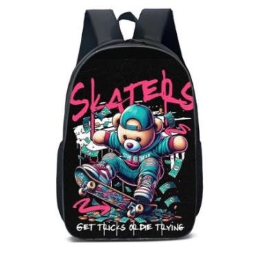 Imagem de MOCHILA ESCOLA INFANTIL JUVENIL ANIME SKATERS-Unissex