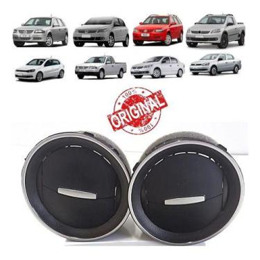 Imagem de Par Difusor De Ar Gol Voyage Saveiro G5 G6 Prata Original - Volkswagen