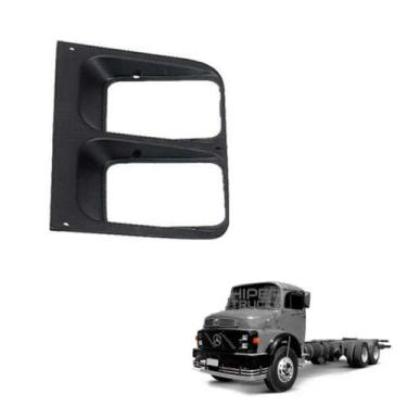 Imagem de Moldura De Farol Para Mercedes-Benz 1114 Grade Frontal - Bepo