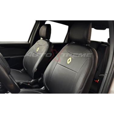 Imagem de Capa para Banco Couro Renault Duster Oroch 2019 Encosto traseiro Bipar
