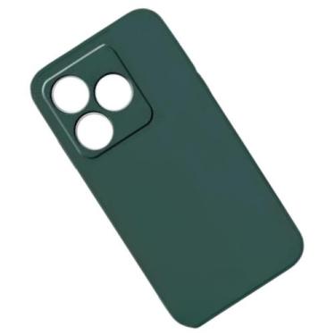 Imagem de Capa Capinha Case Aveludada Compatível Para Realme Note 50 - DB, Verde