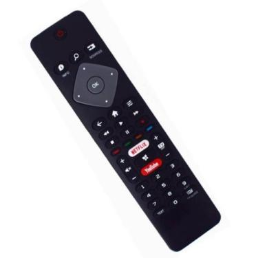Imagem de Controle tv smart philips 58pug6654 58pug6654/78 compatível - MB Tech