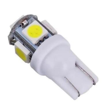 Imagem de Lâmpada Automotiva Pingão Torre T10 5led 12v Dc Super Branca - VELOX P