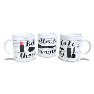 Imagem de Canecas de Porcelana Branca Personalizadas Profissões 6 (Manicure 6)