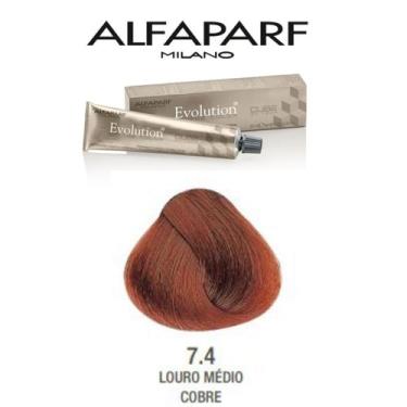 Imagem de Coloração Evolution Alfaparf 7.4 - Loiro Médio Cobre