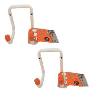 Imagem de Kit Com 2 Bestfer Suporte De Aço Parede Compacto Multiuso Escada Supor