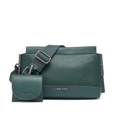 Imagem de Calvin Klein Bianca Bolsa transversal com compartimento triplo, Floresta profunda, One Size