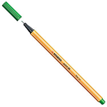 Imagem de Caneta Ponta Fina – STABILO point 88 – Caixa com 10 unidades – Verde Oliva