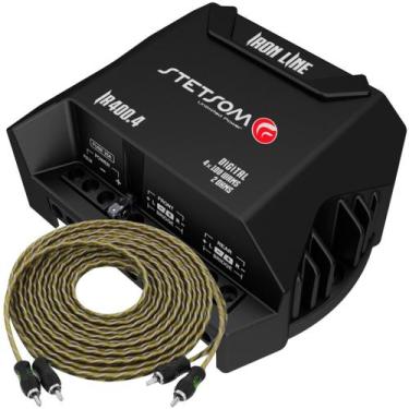 Imagem de Modulo Ir400.4 Stetsom 400w + Cabo Rca 5m Injetado S300 Pro