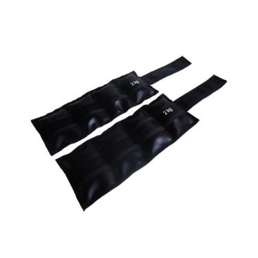 Imagem de Par de Caneleiras Tornozeleira Academia Ginástica 2,0kg - ANILHAS FITN