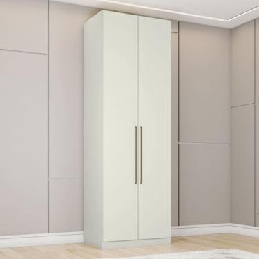 Imagem de Guarda Roupa Solteiro Modulado Seletto 2 Portas Flex Areia - Henn, Cin