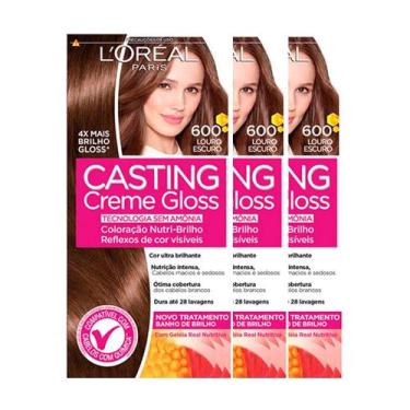 Imagem de L'Oréal Paris Coloração Casting Creme Gloss Kit - 600 Louro Escuro, Ki