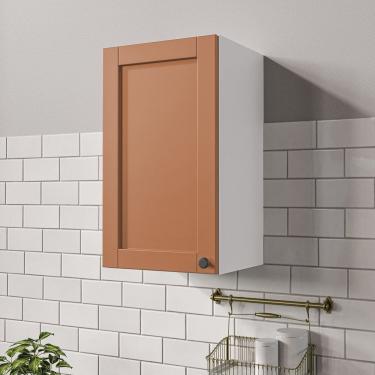 Imagem de Aéreo 1 Porta 40cm Arizona Cabecasa Madeiramadeira Branco/Terracota