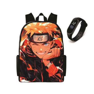 Imagem de Mochila Escolar Lançamento Juvenil Com Relógio Digital Led - Kaut