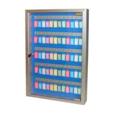 Imagem de Quadro claviculário para 60 chaves - ABC METAL, Acompanha Kit de Chave