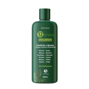 Imagem de Shampoo Profissional Tonificante 12 Ervas 500ml Trihair