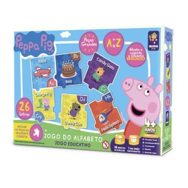 Imagem de Jogo Educativo - Jogo do Alfabeto Peppa Pig - TCS