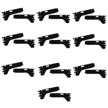 Imagem de Suporte Bandeja FIT SLG 0,30 Preto CH16 KIT 10 Pares - Amapá