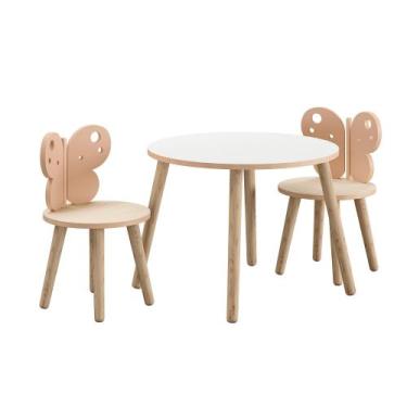 Imagem de Mesa com 2 cadeiras modelo borboleta - Store kids