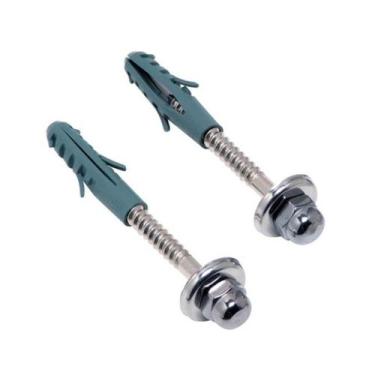 Imagem de Parafusos Fixação Bacia Lavatório 1/4"x100mm Cromado Esteves