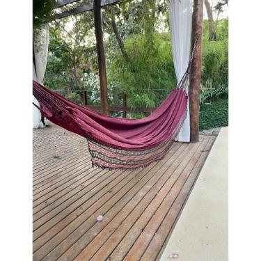 Imagem de Rede de Dormir Casal Bucho de Boi Luxo Grande Reforçada Varias Cores 4