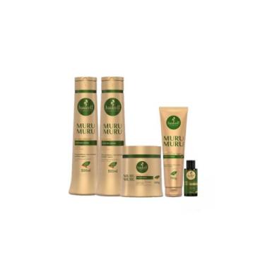 Imagem de Kit Haskell Murumuru Dupla Máscara Manteiga Nutritiva Néctar Leave In 